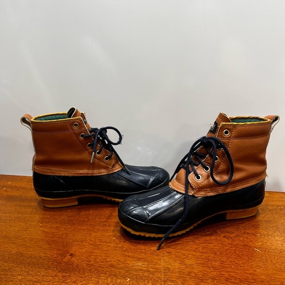 VTG Colorado Thermolite  Leather Winter Duck Rain Boots Men’s  Size‎ 9 Steel - Picture 7 of 10